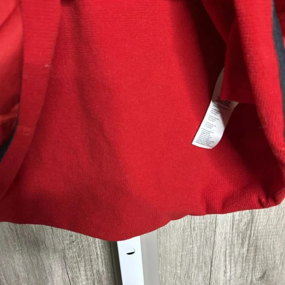 Adidas Mens Climaheat Vest Golfing Outdoor Preppy Red Color Sleeveless Zipper XL - Picture 6 of 8